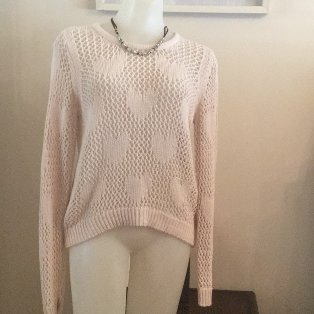 Lauren Conrad Sweater,  Cream, Size M. - Picture 2 of 8